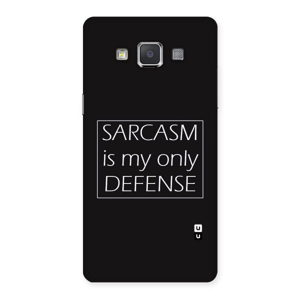 Sarcasm Defence Back Case for Galaxy Grand Max