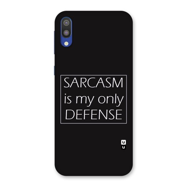 Sarcasm Defence Back Case for Galaxy M10