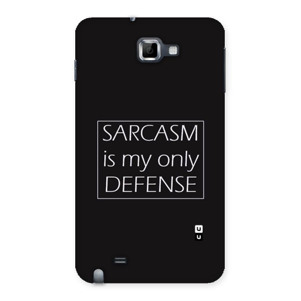 Sarcasm Defence Back Case for Galaxy Note