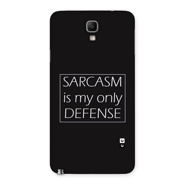 Sarcasm Defence Back Case for Galaxy Note 3 Neo