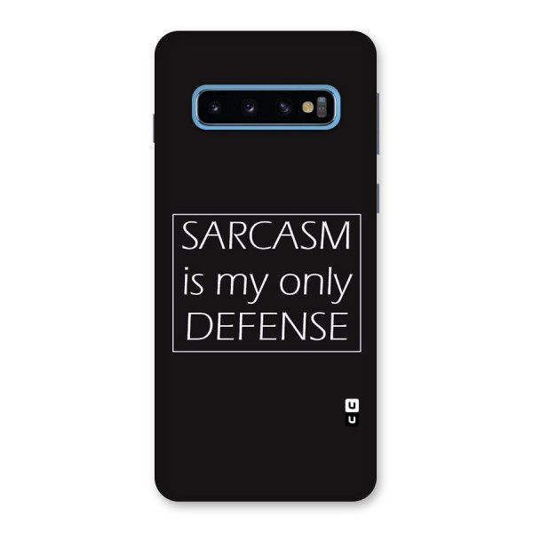 Sarcasm Defence Back Case for Galaxy S10