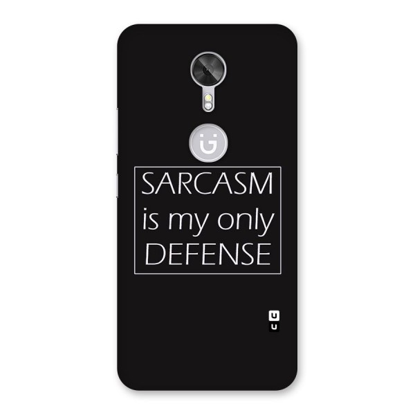 Sarcasm Defence Back Case for Gionee A1