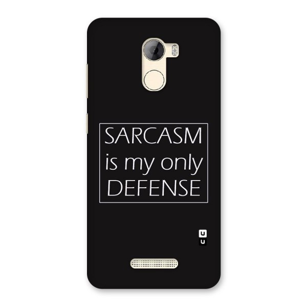 Sarcasm Defence Back Case for Gionee A1 LIte