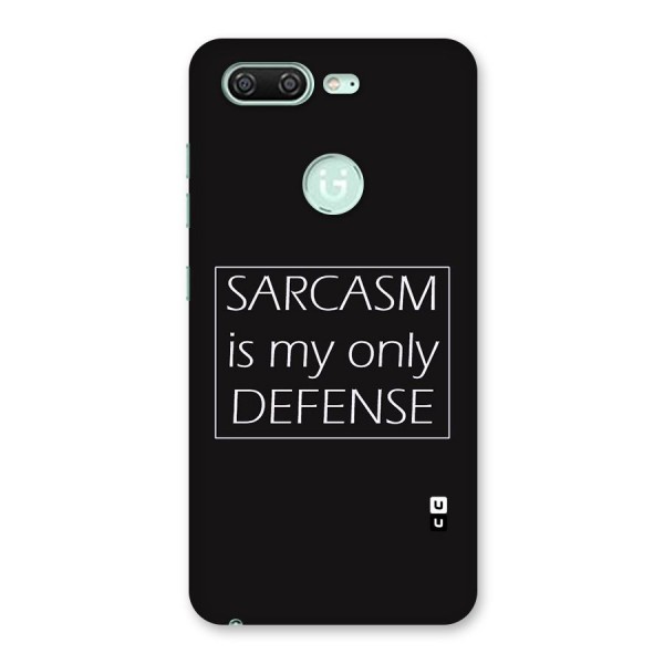 Sarcasm Defence Back Case for Gionee S10