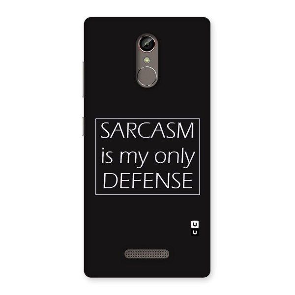 Sarcasm Defence Back Case for Gionee S6s
