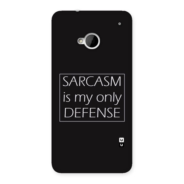 Sarcasm Defence Back Case for HTC One M7