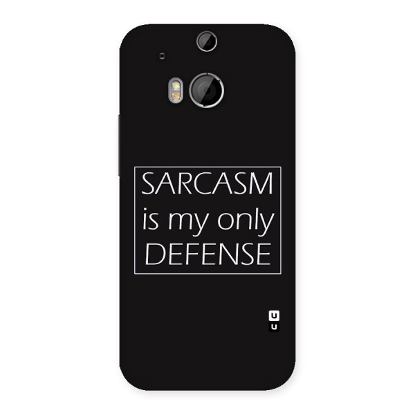 Sarcasm Defence Back Case for HTC One M8