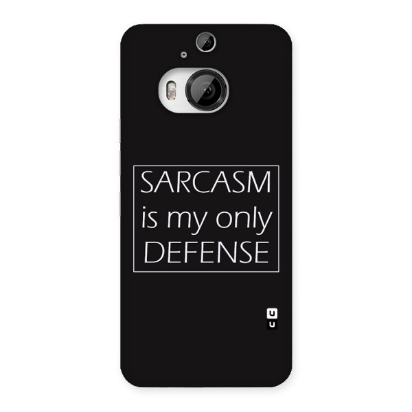 Sarcasm Defence Back Case for HTC One M9 Plus