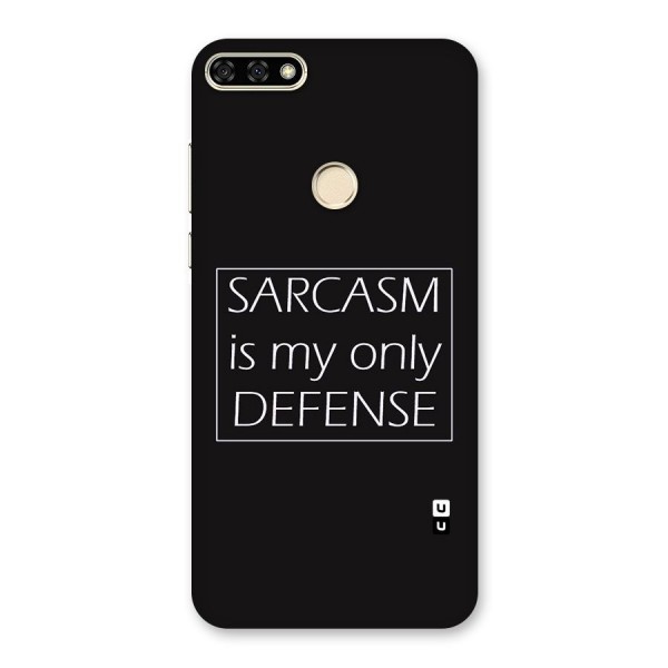 Sarcasm Defence Back Case for Honor 7A