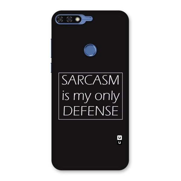 Sarcasm Defence Back Case for Honor 7C
