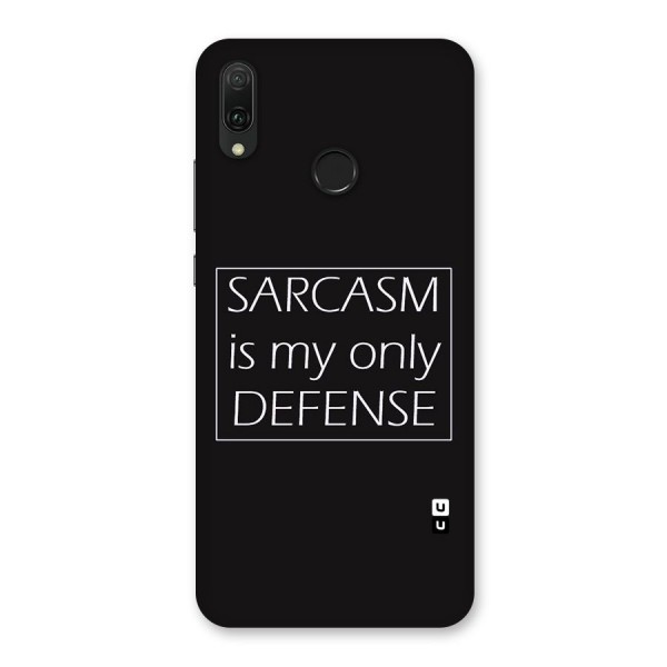 Sarcasm Defence Back Case for Huawei Y9 (2019)