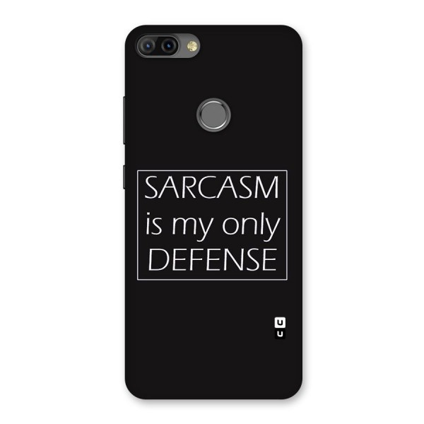 Sarcasm Defence Back Case for Infinix Hot 6 Pro