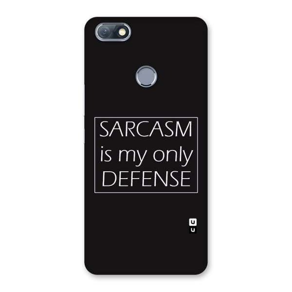Sarcasm Defence Back Case for Infinix Note 5