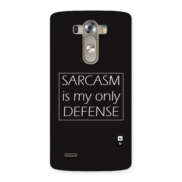 Sarcasm Defence Back Case for LG G3
