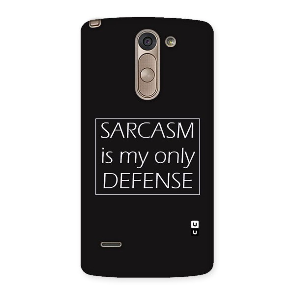 Sarcasm Defence Back Case for LG G3 Stylus