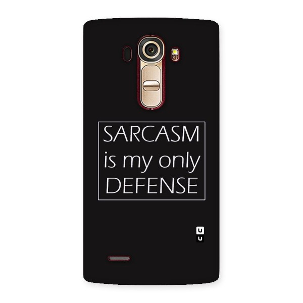 Sarcasm Defence Back Case for LG G4