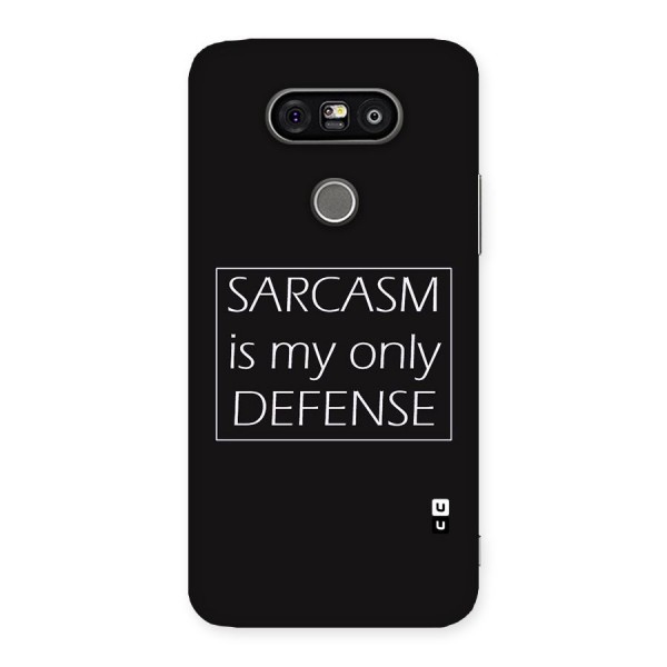 Sarcasm Defence Back Case for LG G5