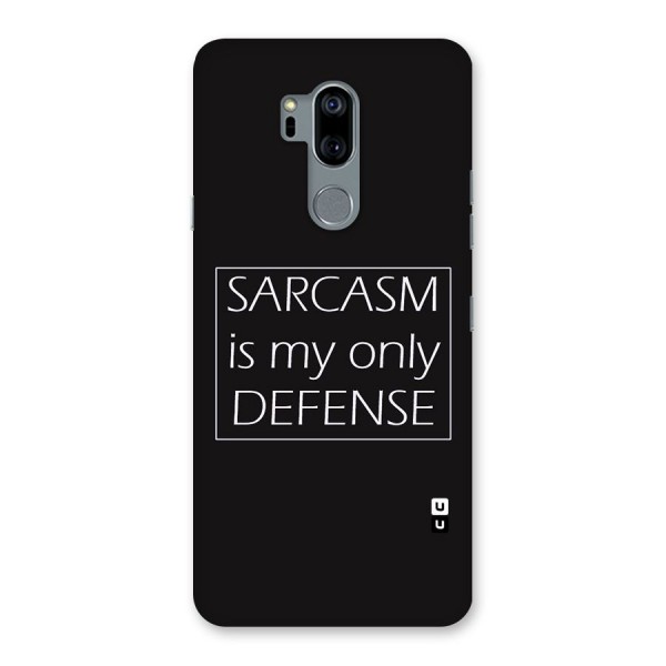 Sarcasm Defence Back Case for LG G7