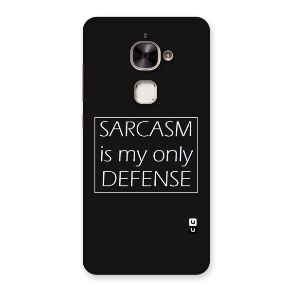 Sarcasm Defence Back Case for Le 2