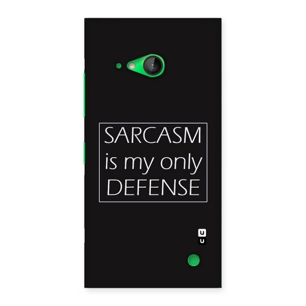 Sarcasm Defence Back Case for Lumia 730