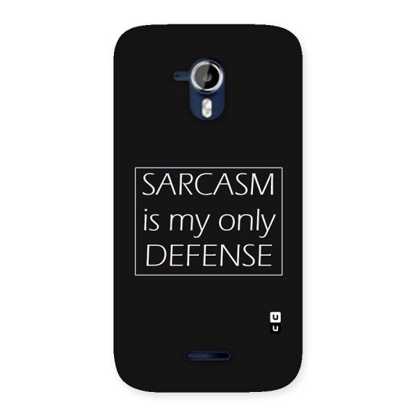 Sarcasm Defence Back Case for Micromax Canvas Magnus A117