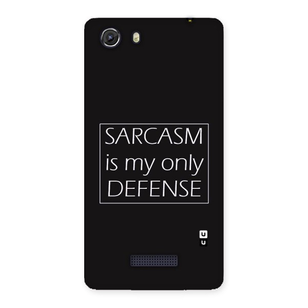 Sarcasm Defence Back Case for Micromax Unite 3
