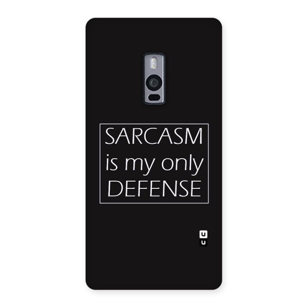 Sarcasm Defence Back Case for OnePlus Two