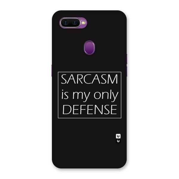 Sarcasm Defence Back Case for Oppo F9