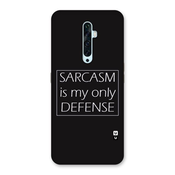 Sarcasm Defence Back Case for Oppo Reno2 F