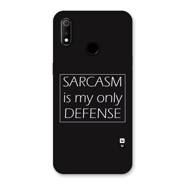 Sarcasm Defence Back Case for Realme 3