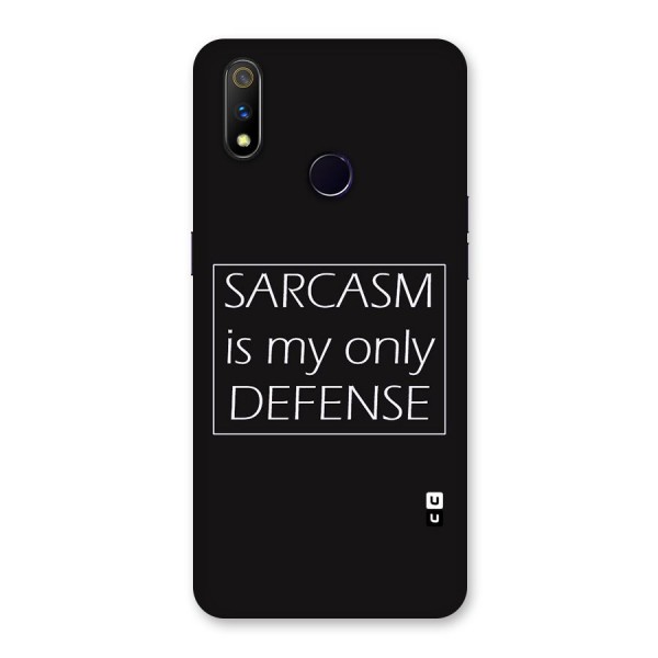 Sarcasm Defence Back Case for Realme 3 Pro