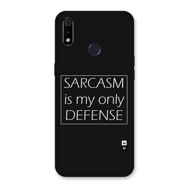 Sarcasm Defence Back Case for Realme 3i