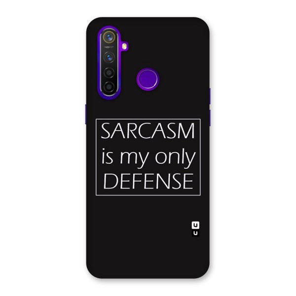Sarcasm Defence Back Case for Realme 5 Pro