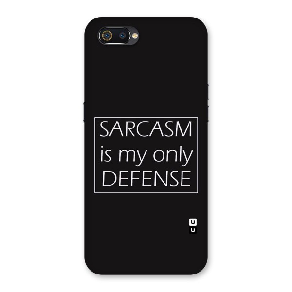 Sarcasm Defence Back Case for Realme C2