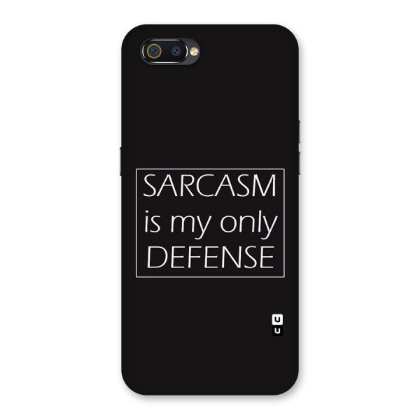 Sarcasm Defence Back Case for Realme C2