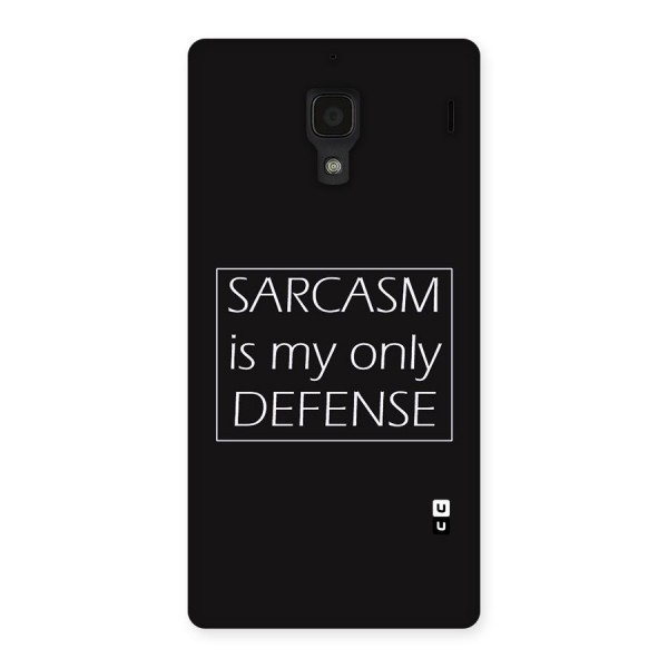 Sarcasm Defence Back Case for Redmi 1S