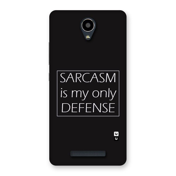 Sarcasm Defence Back Case for Redmi Note 2