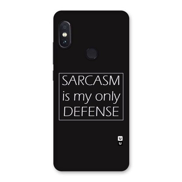 Sarcasm Defence Back Case for Redmi Note 5 Pro