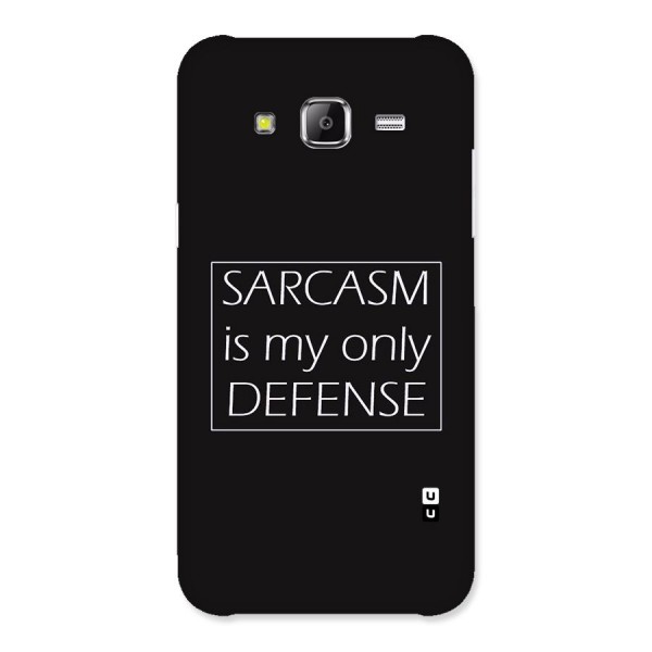 Sarcasm Defence Back Case for Samsung Galaxy J2 Prime
