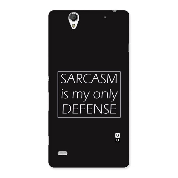 Sarcasm Defence Back Case for Sony Xperia C4