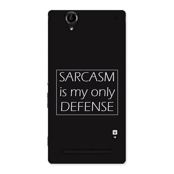 Sarcasm Defence Back Case for Sony Xperia T2