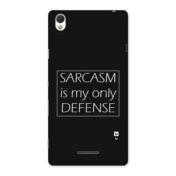 Sarcasm Defence Back Case for Sony Xperia T3