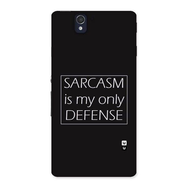 Sarcasm Defence Back Case for Sony Xperia Z