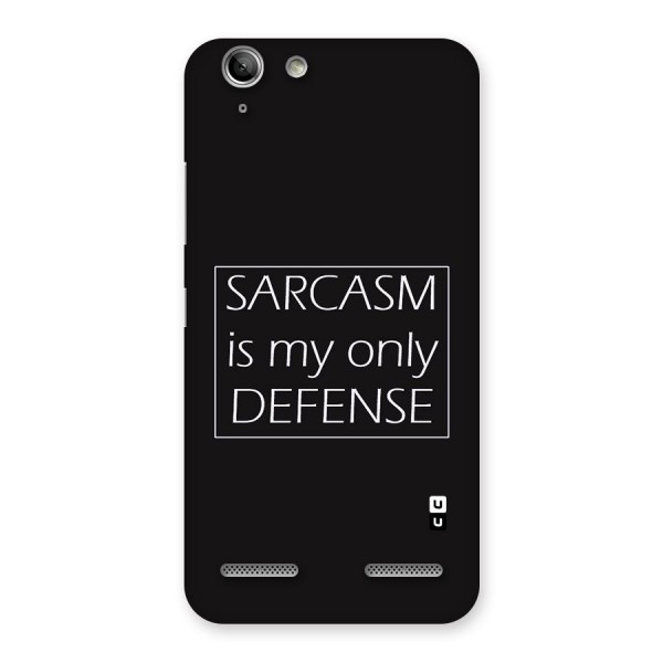 Sarcasm Defence Back Case for Vibe K5 Plus
