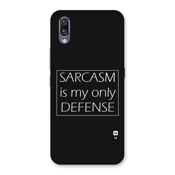 Sarcasm Defence Back Case for Vivo NEX