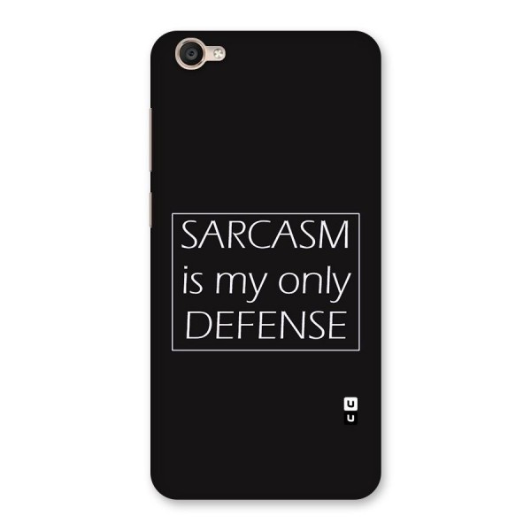 Sarcasm Defence Back Case for Vivo Y55