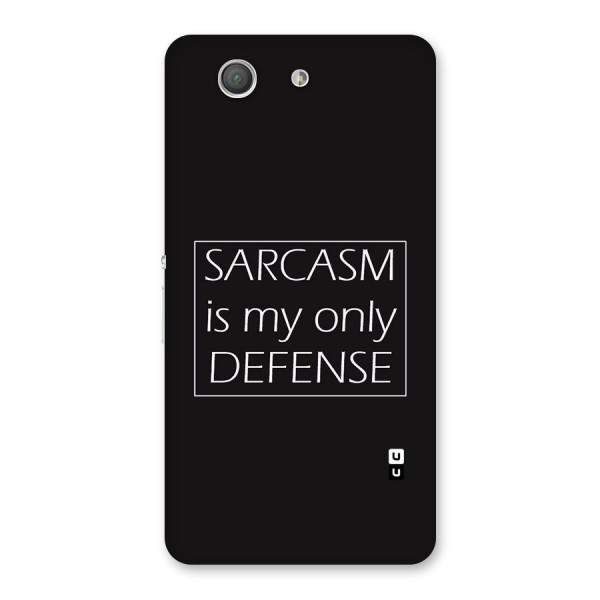 Sarcasm Defence Back Case for Xperia Z3 Compact
