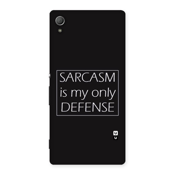 Sarcasm Defence Back Case for Xperia Z3 Plus