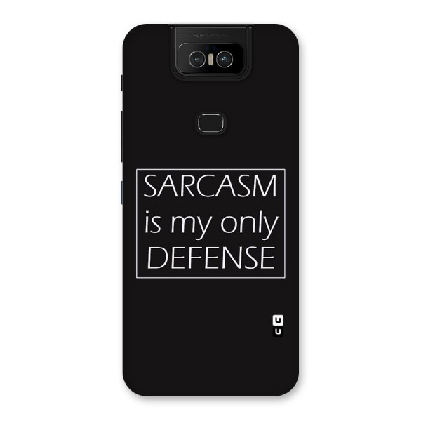 Sarcasm Defence Back Case for Zenfone 6z