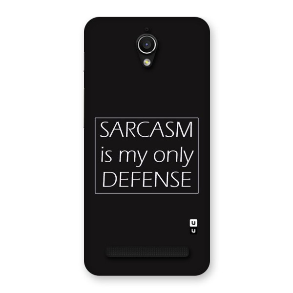 Sarcasm Defence Back Case for Zenfone Go